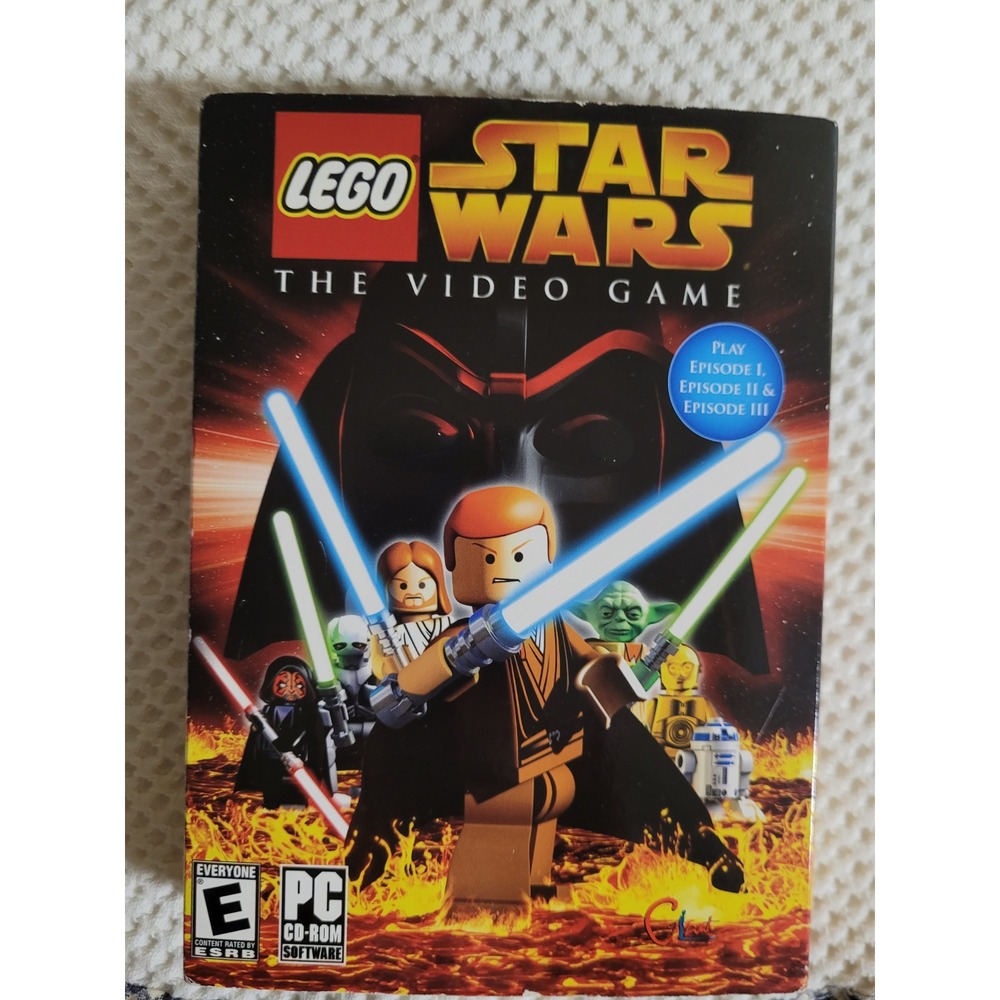 LEGO Star Wars The Video Game PC CD-ROM 2005 Eidos LucasArts Prequel Trilogy - Picture 4 of 5